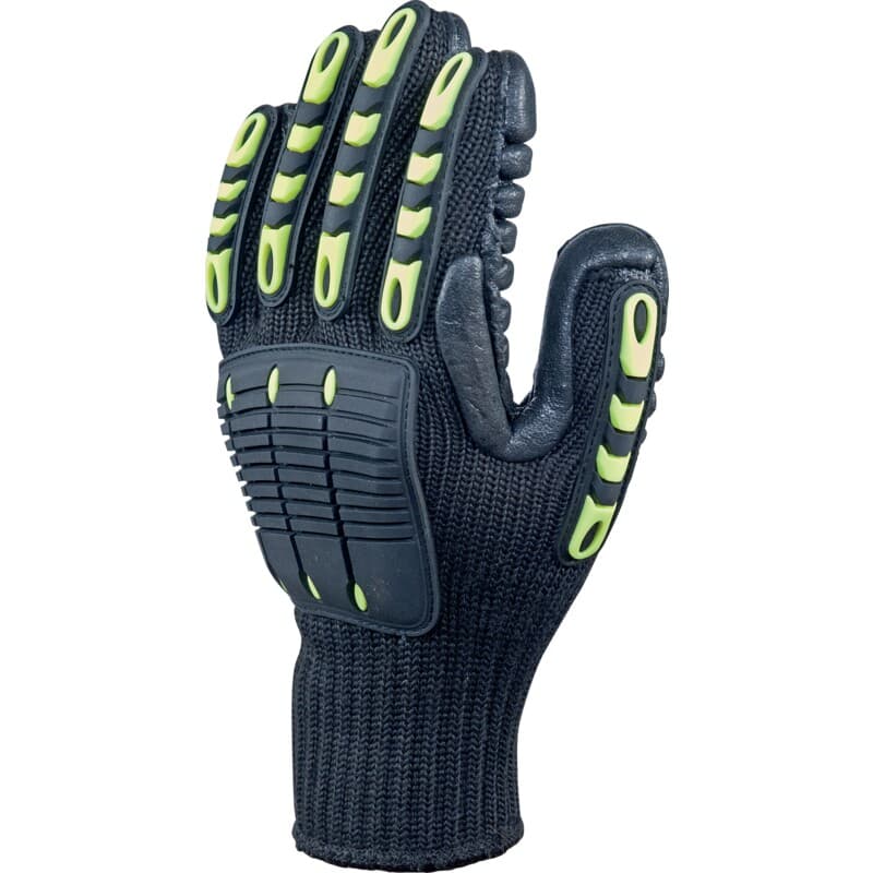 Guantes mecánicos antivibraciones ideales para trabajos pesados gracias a su protección contra golpes e impactos