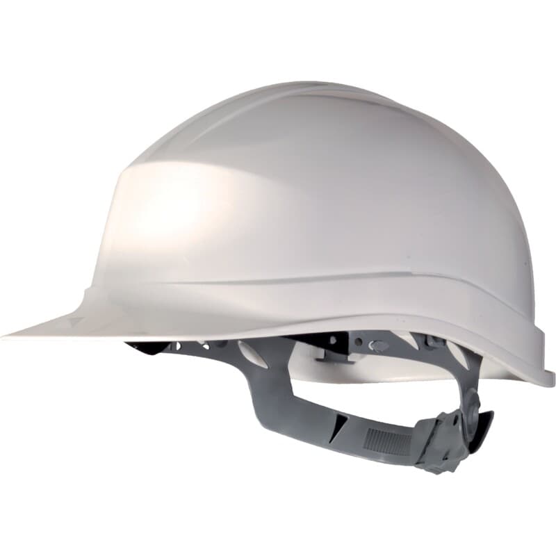 Casco de obra con aislamiento eléctrico, ajustable con cremallera